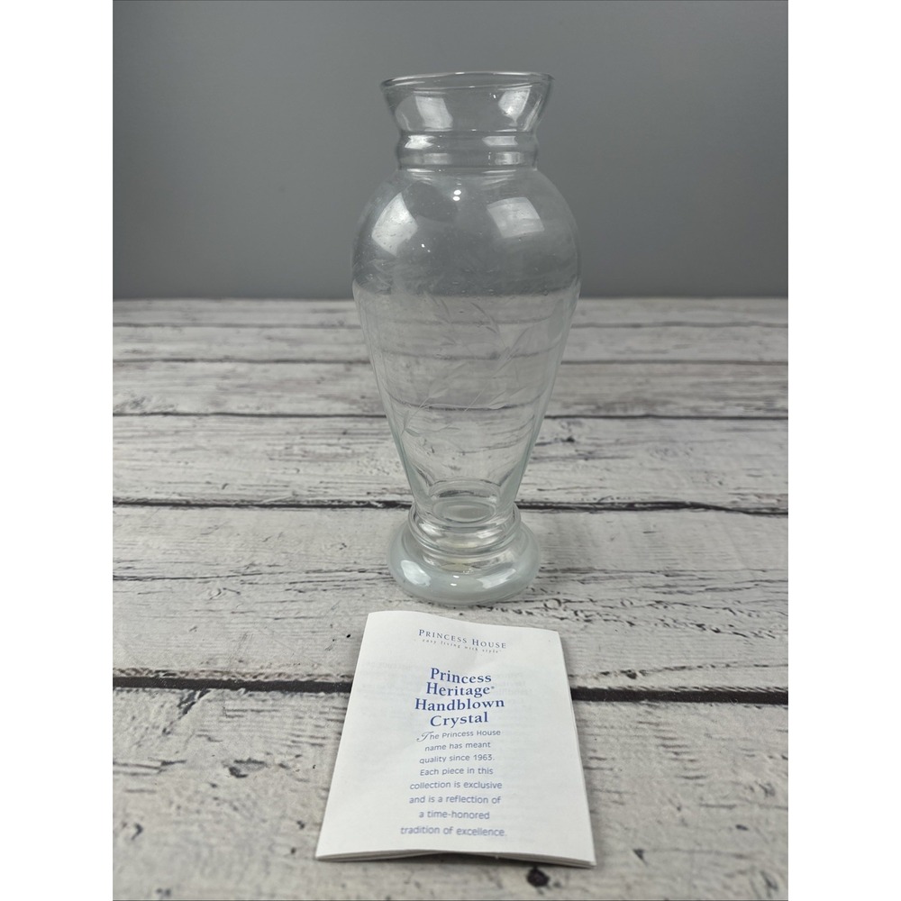 Princess House Heritage #411 crystal vase NIB